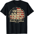 Vintage 1985 Limited Edition 40 Year Old Gifts Usa Flag