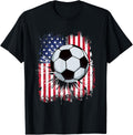 Usa American Flag Vintage Soccer 4Th Of July Patriotic Boys