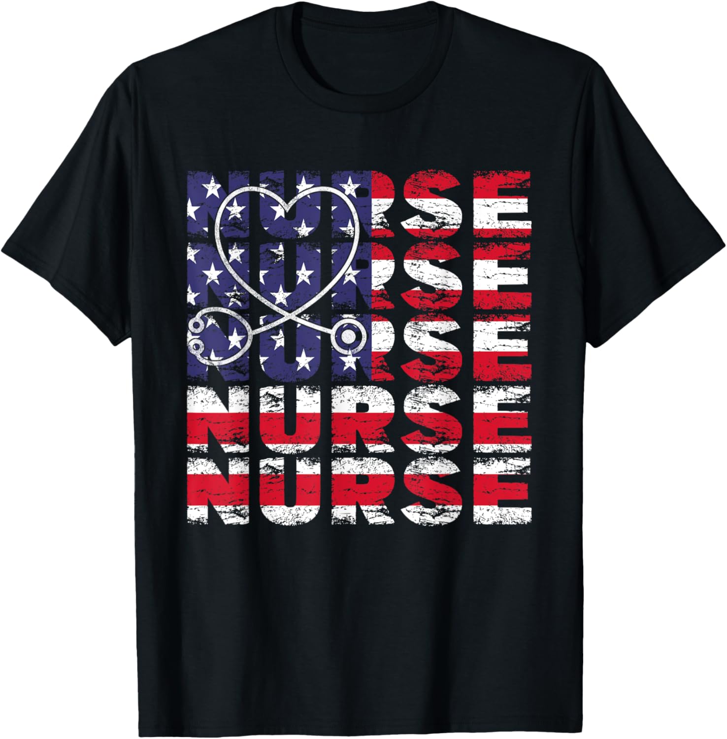4Th Of July Nurse American Flag Nursing Usa Patriotic