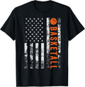 Vintage Basketball Usa Flag