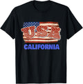 Usa California State Retro Vintage California Patriotic
