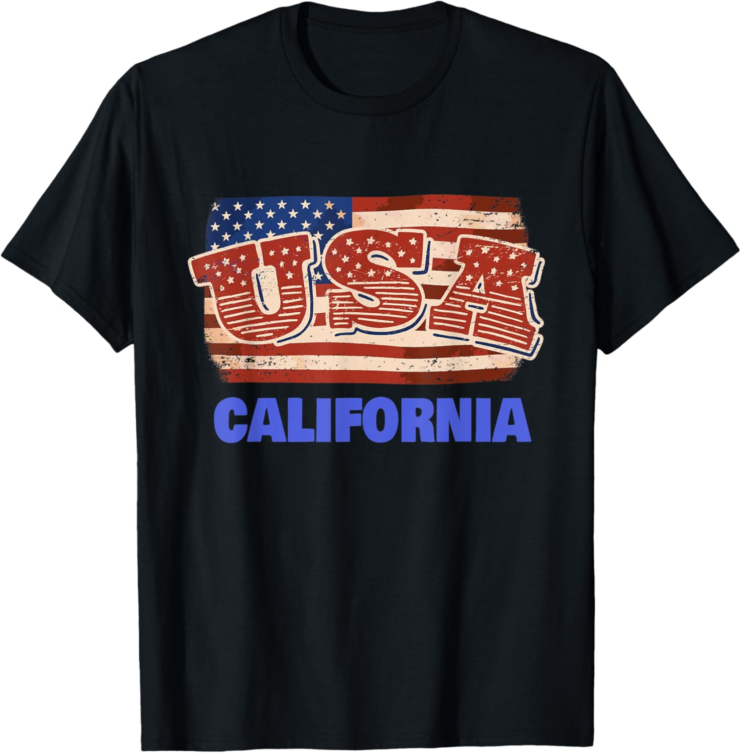 Usa California State Retro Vintage California Patriotic