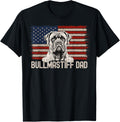 Best Dog Dad Ever American Flag Bullmastiff Dad