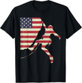Patriotic 4Th Of July American Usa Flag Rock Climbing