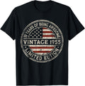 70Th Birthday Vintage 1955 Limited Edition American Flag
