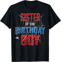 SISTER Of The Birthday Boy Spider Web Birthday Boy Spider Lover Design 151