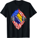 Bosnia Shirt Super Usa Bosnian Flag Bosnian American Roots