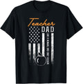Teacher Dad Like A Normal Dad Only Cooler Usa Flag Teaching