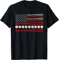 Vintage American Flag Baseball 4Th July