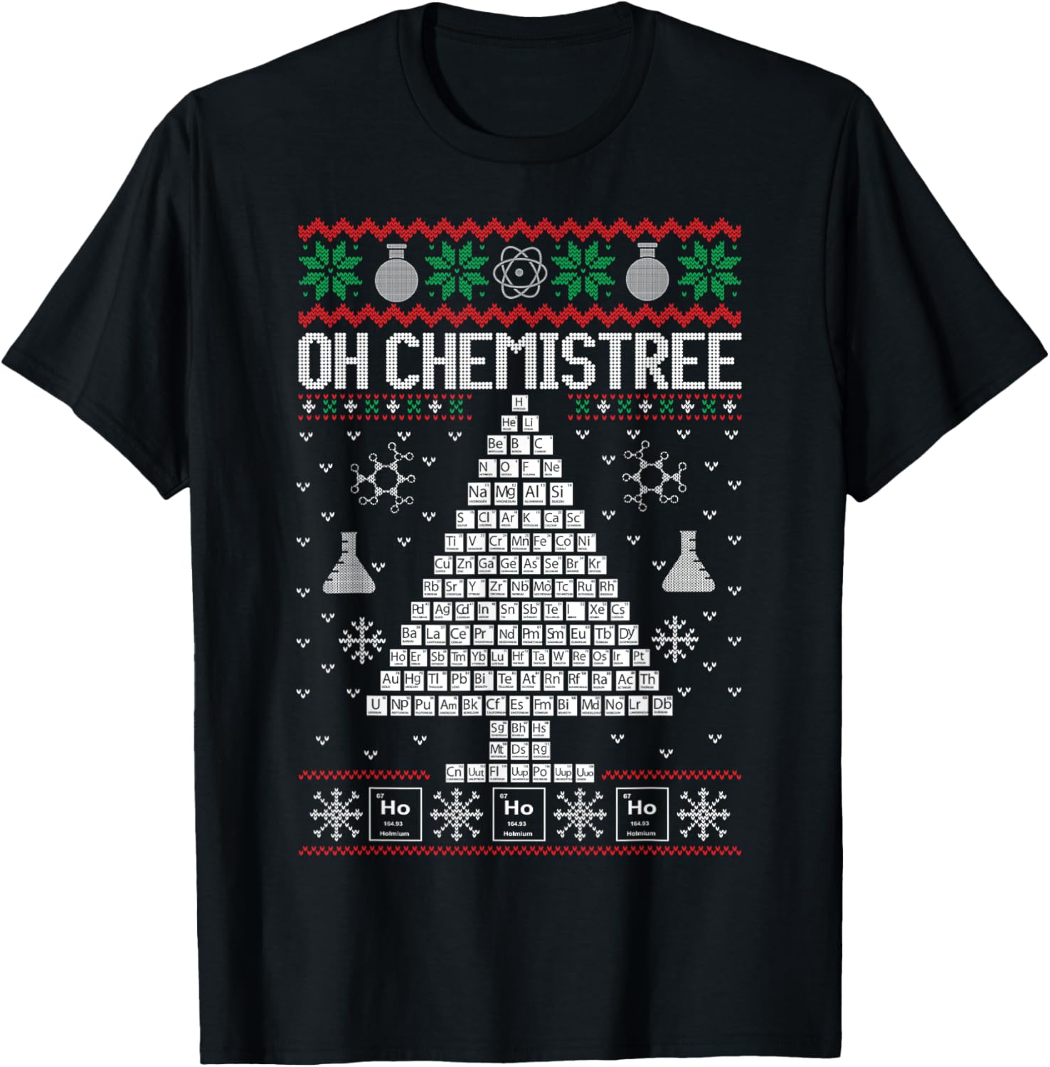 Oh Chemist Tree Merry Chemistree Chemistry Ugly Christmas