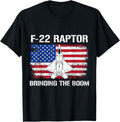 F 22 Raptor Bringing The Boom Flag Usa Fighter Jet Military
