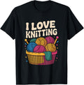 I Love Knitting Yarn Balls Basket
