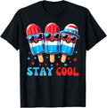 Stay Cool Popsicle 4Th Of July Boys Men Usa America Flag