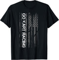 Go Cart Racer American Flag Patriotic Go Kart Racing
