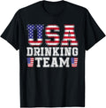 Usa Drinking Team Funny Drinking Beer Lover 4Th Of July