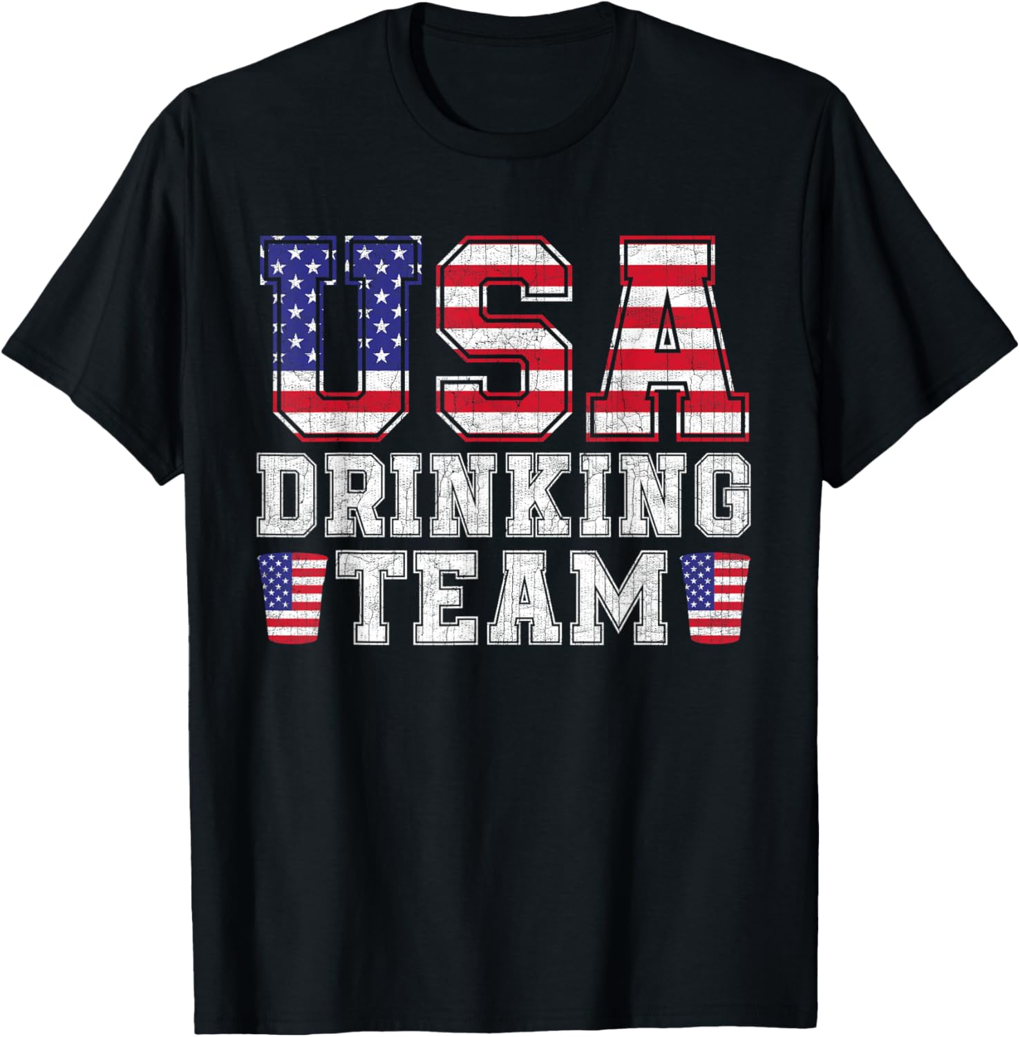 Usa Drinking Team Funny Drinking Beer Lover 4Th Of July