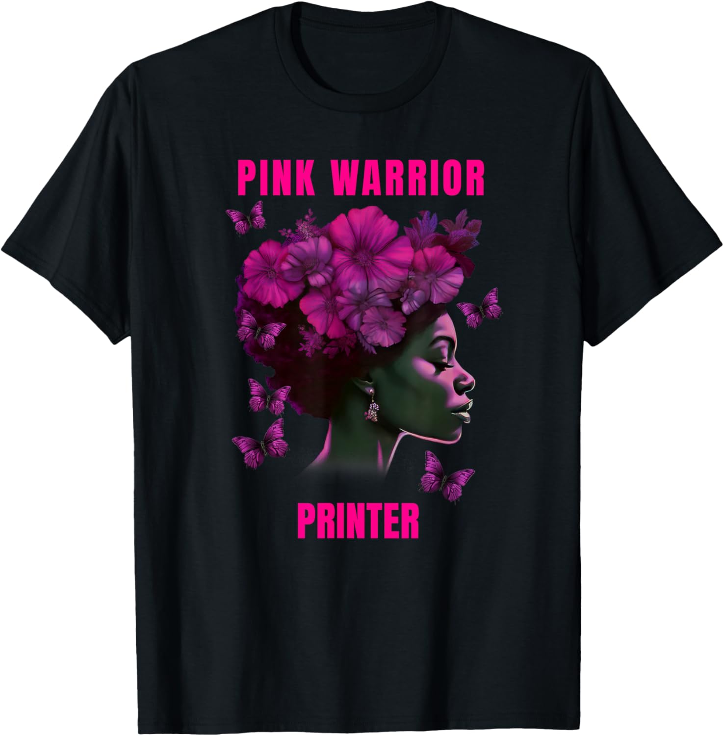 Breast Cancer Awareness Printer Pink Warrior