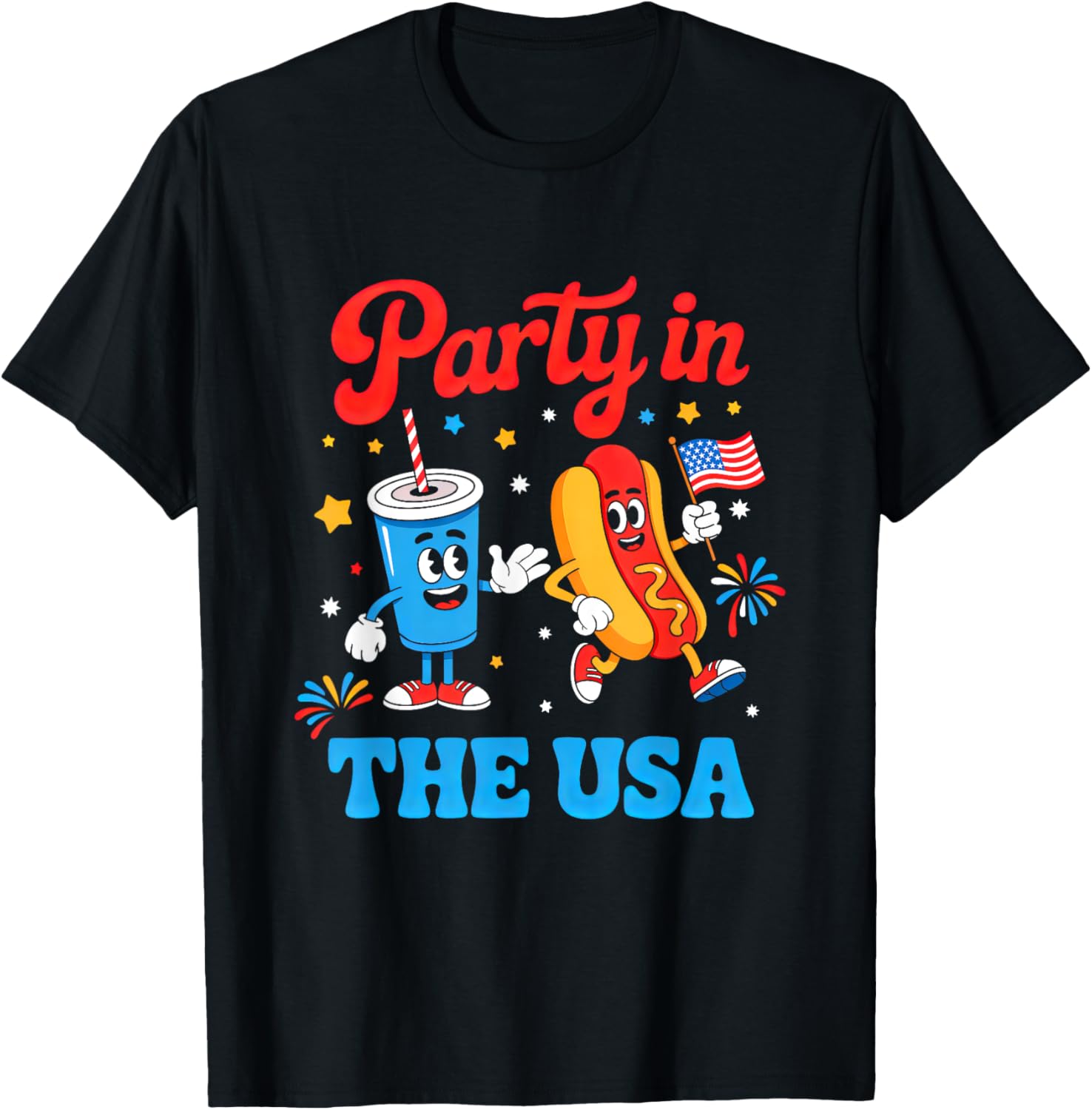 Party In The Usa American Flag Merica Patriotic 4Th Of July