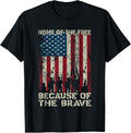Home Of The Free Because Of The Brave Distress American Flag