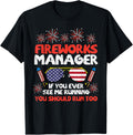 Fireworks Director Run Funny Fourth Of July 4Th Men Women