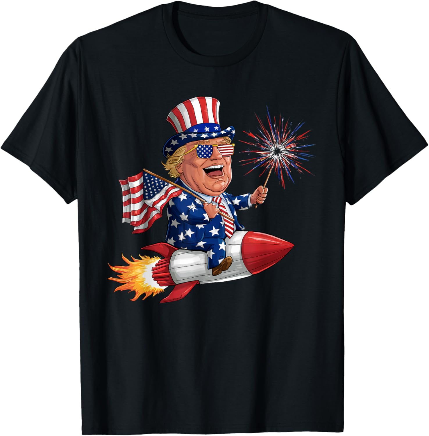 Donald Trump 2024 Happy 4Th Of July Trump American Flag