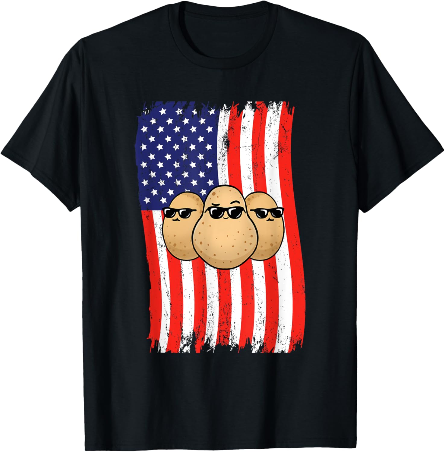 American Flag Potato Squad