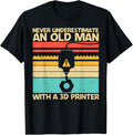 Cool 3D Print Design Grandpa 3D Printer Lover Printing