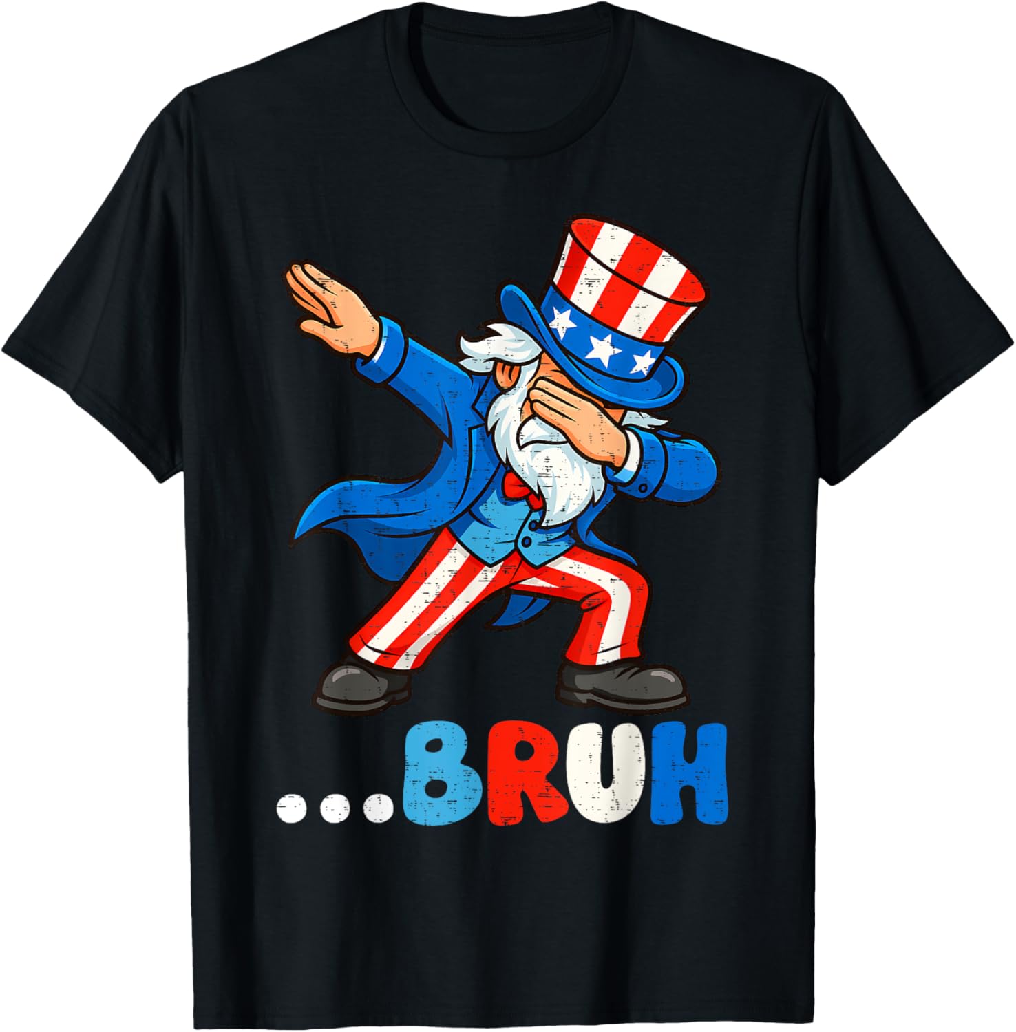 Bruh 4Th Of July Dabbing Uncle Sam Boys Kids Usa Patriotic