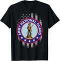 Proud Army National Guard Usa Heart Flag Shirt Us Veteran