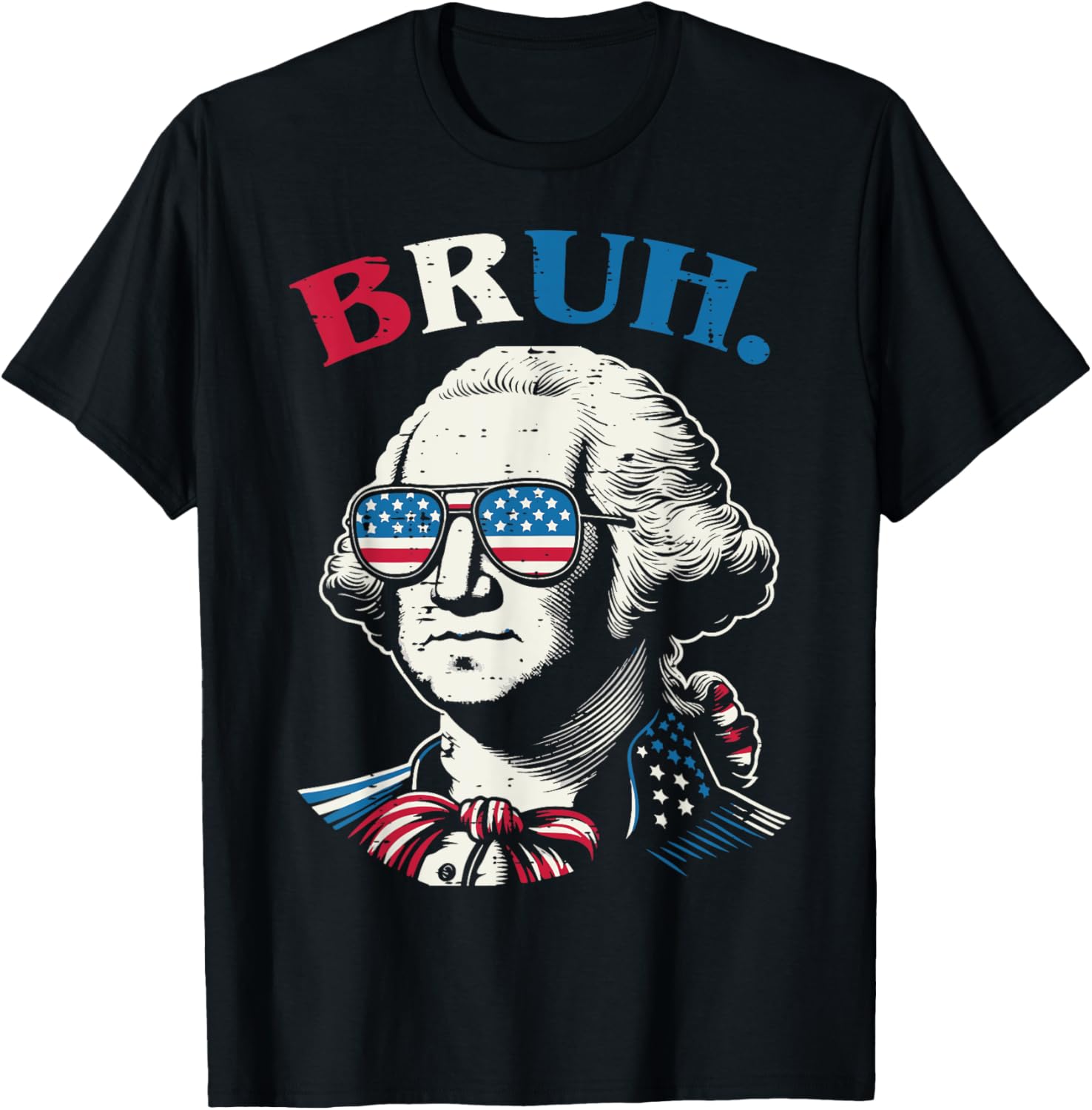 4Th Of July George Washington Bruh Usa Meme Men Women Kids