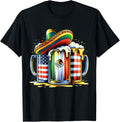 Beer Mexican Usa Flag Cinco De Mayo Drinking Party Men Women