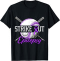 Strike Out Epilepsy Purple Baseball Epilepsy Awareness Month