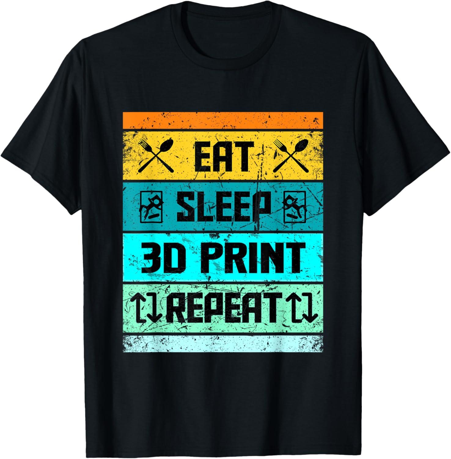 Retro Vintage 3D Printing Tshirt Men Women Kids