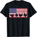 Fourth Of July 4Th Chickens American Flag Usa Distressed Mom