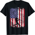 Us American Flag Baseball Player Vintage Patriotic Men Women