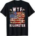 Wtf Is A Kilometer Skeleton American Flag Gun Lover