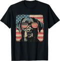 Labrador Retriever Usa Flag July 4Th Gift Women Men