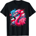 Flamingo 4Th Of July American Flag Patriotic