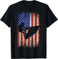 Jet Ski Usa American Flag Jet Ski Rider Silhouette