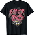 Graphic Loser Love Drip Pink Heart Matching Pink Apparel