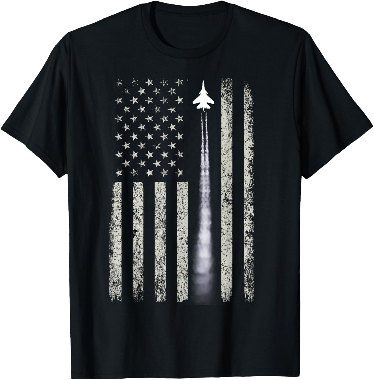Patriotic American Flag Airplane Enthusiast Pilot Gift Men
