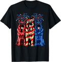 4Th Of July German Shepherd American Flag Red White And Blue