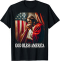 God Bless America Usa Flag And Jesus Fourth Of July