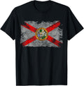 Distressed Vintage Retro Usa Patriotic Fl State Florida Flag