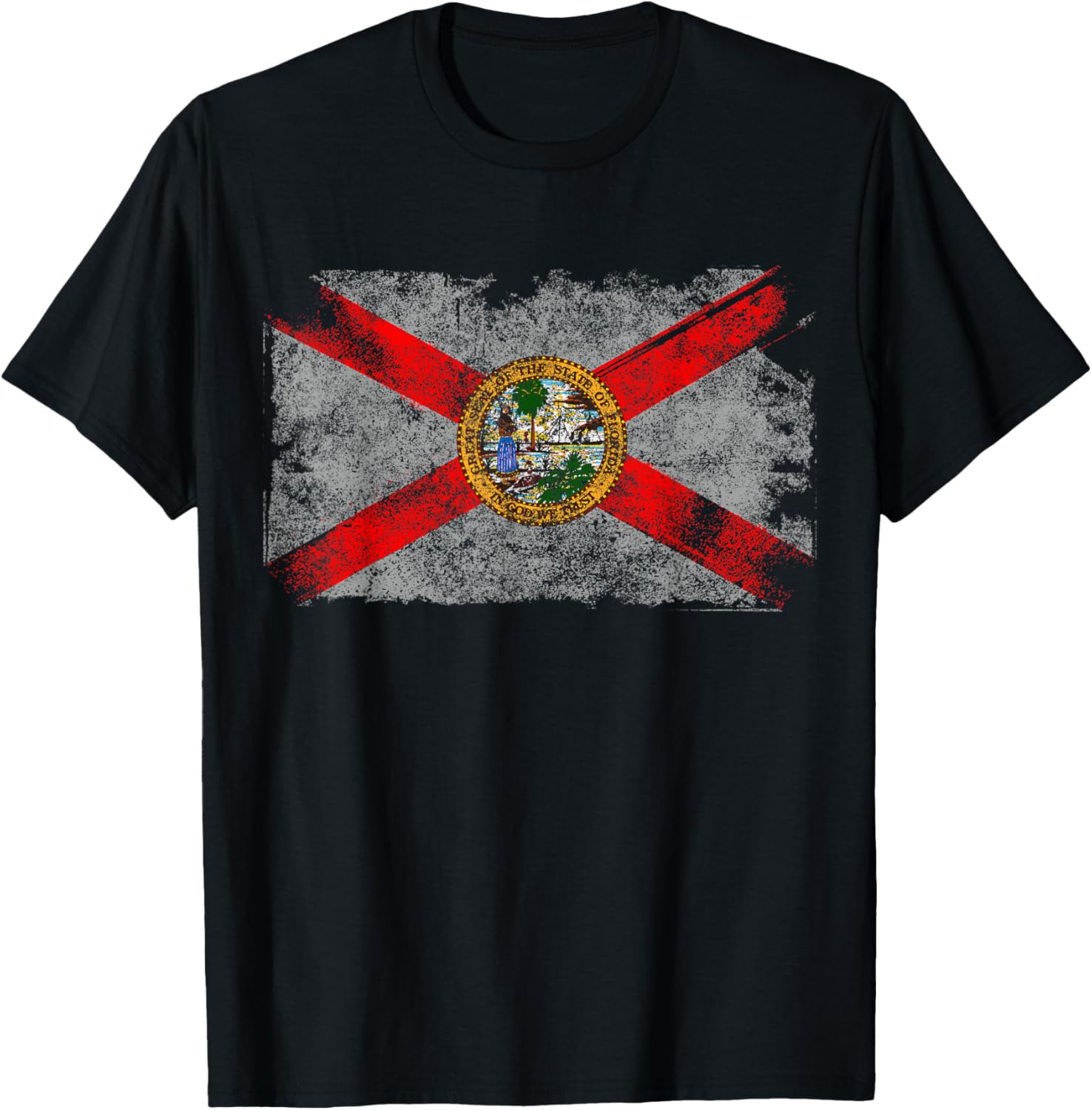 Distressed Vintage Retro Usa Patriotic Fl State Florida Flag