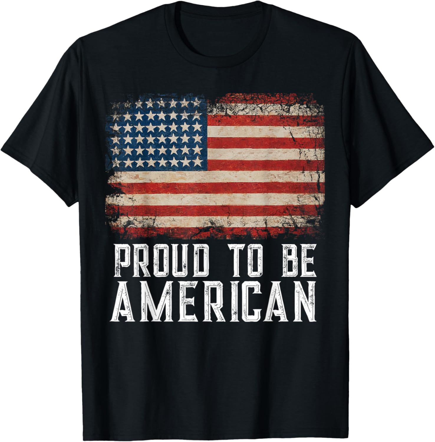 Patriotic Usa Flag Proud To Be American Citizen Veteran