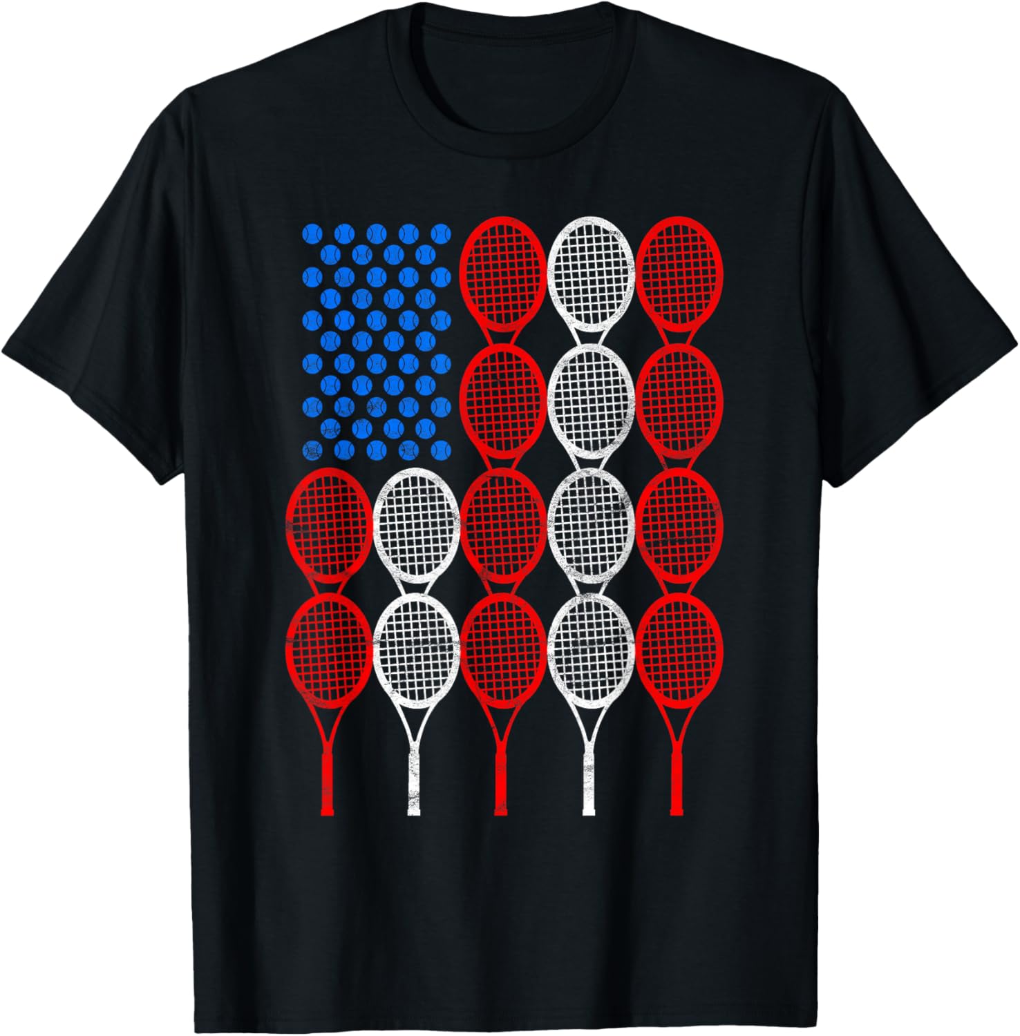 American Flag Tennis Balls Racket Sports Gift Player Game