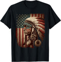 Indigenous People Tribal Cg Native American Indian Chief American Usa Flag