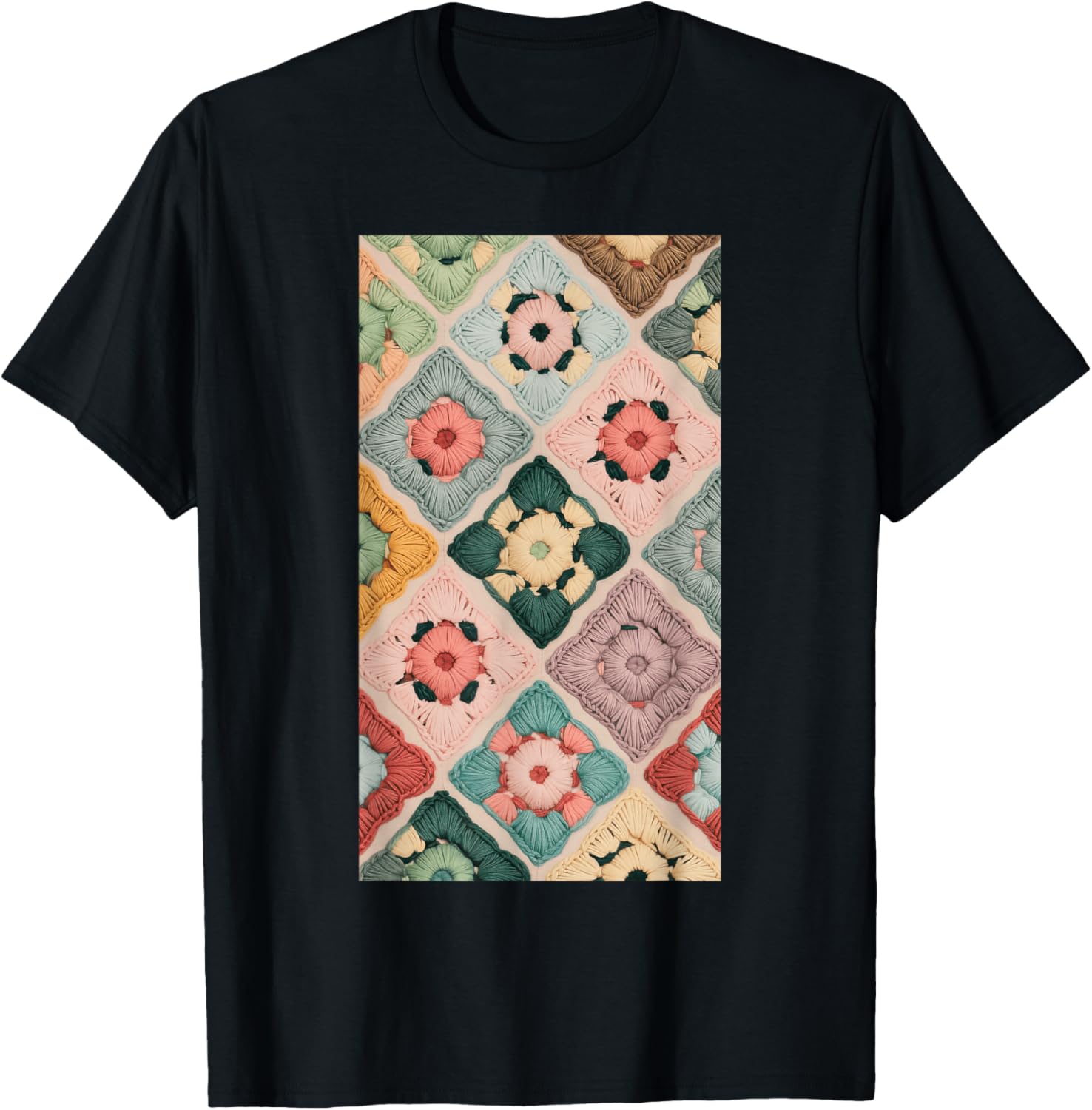 Granny Square Crochet Pattern Retro Yarn Lovers