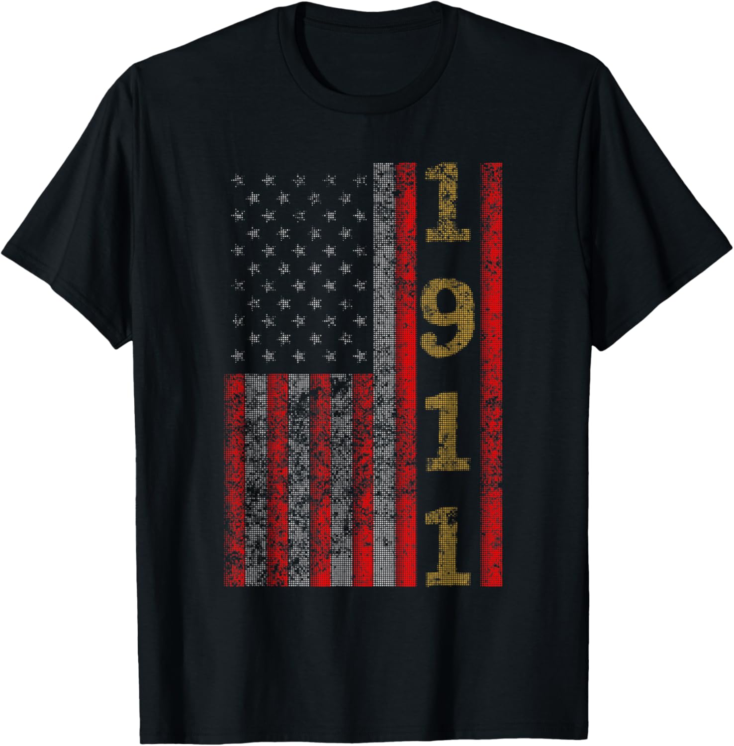 Cool Patriotic 1911 Usa Us Flag Birthday Gift Idea T Shirt